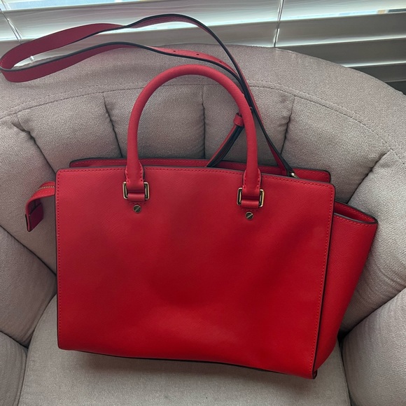 Coral/orange tote from Kate Spade - Picture 4 of 6